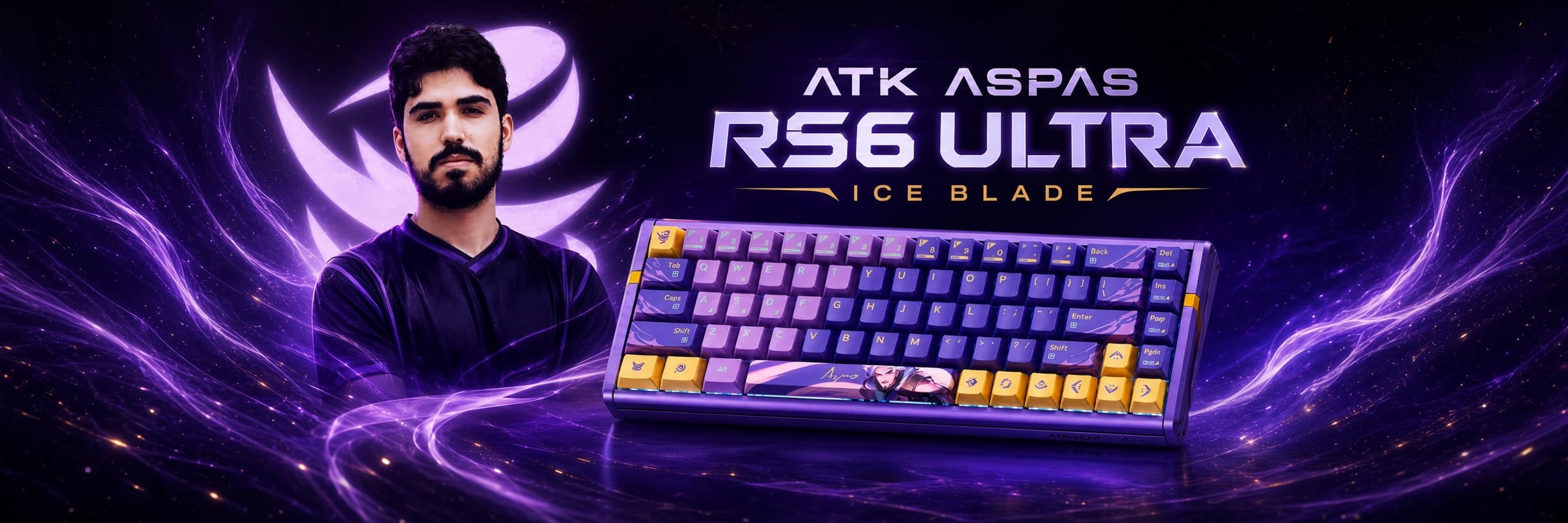 Teclado ATK Aspas RS6 Ultra Ice Blade